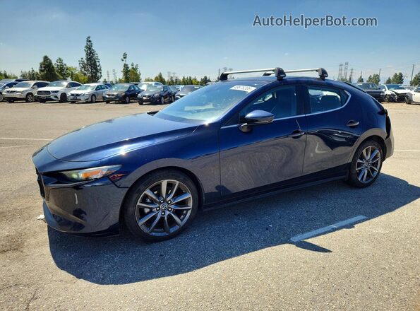 JM1BPALMXK1108583 2019 MAZDA 3 Синий Передняя левая четверть