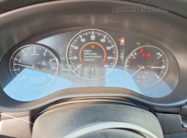 JM1BPALMXR1653340 2024 MAZDA 3 Red Vista del cuadro de instrumentos