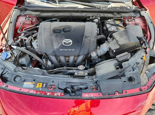 JM1BPAML2N1501603 2022 MAZDA 3 Красный Вид задней части салона