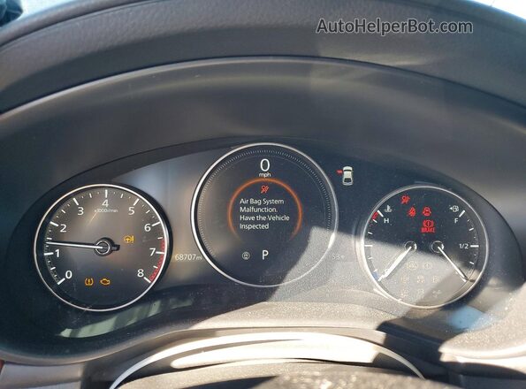 JM1BPAML3M1310884 2021 MAZDA 3 Gray Вид щитка приладів