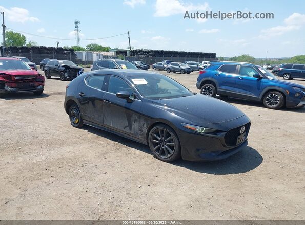 JM1BPAML7M1340065 2021 MAZDA 3 Черный Передняя правая четверть