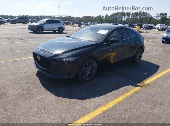 JM1BPAMM3K1141973 2019 MAZDA 3 Black წინა მარცხენა ხედი სამი მეოთხედიდან