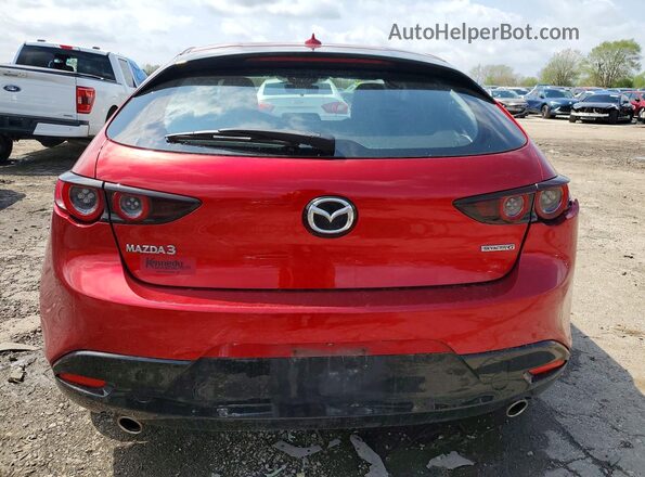 JM1BPAMM8K1143153 2019 MAZDA 3 Red Вид ззаду
