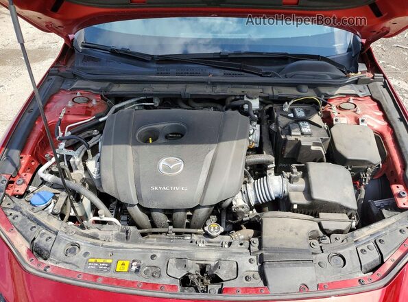 JM1BPAMM8K1143153 2019 MAZDA 3 Red Вид задньої частини салону