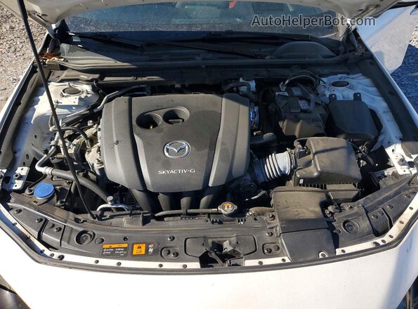 JM1BPANM4L1176103 2020 MAZDA 3 White Widok wnętrza z tyłu