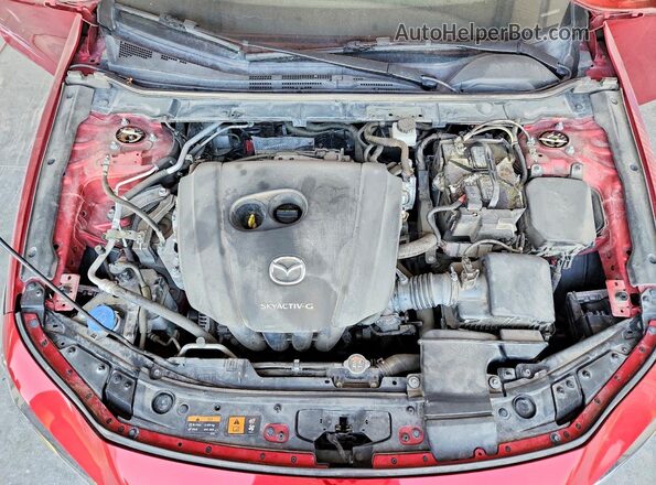 JM1BPBAM1K1118010 2019 MAZDA 3 Red Вид задньої частини салону