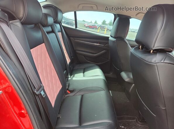 JM1BPBAM6K1115331 2019 MAZDA 3 Red Вид задніх сидінь
