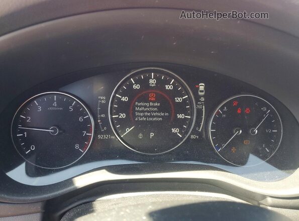 JM1BPBCM4L1148990 2020 MAZDA 3 Red Instrument cluster view