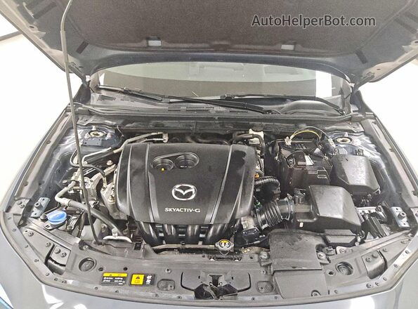 JM1BPBML3M1316903 2021 MAZDA 3 Gray Widok wnętrza z tyłu