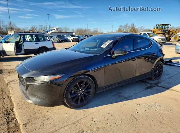 JM1BPBML5M1348932 2021 MAZDA 3 Черный Передняя левая четверть