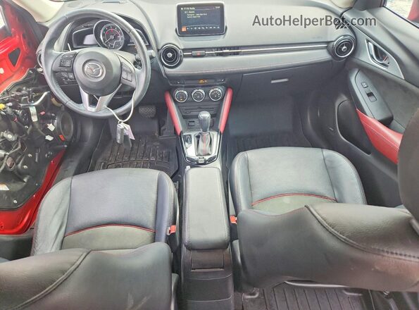 JM1DKBD73G0119282 2016 MAZDA CX-3 Red Dashboard view