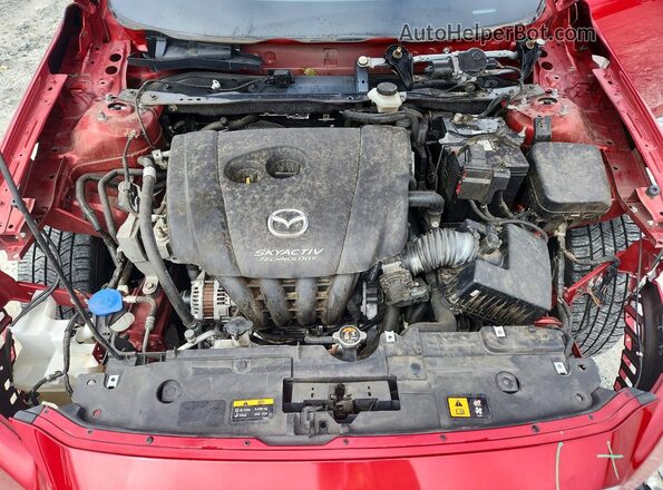 JM1DKBD73G0119282 2016 MAZDA CX-3 Red Engine compartment view