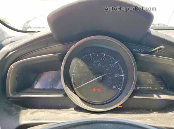 JM1DKDB70K1450306 2019 MAZDA CX-3 Gray Вид щитка приладів