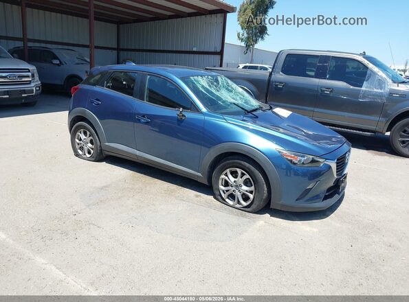 JM1DKDB71J0322483 2018 MAZDA CX-3 Blue Przód prawy
