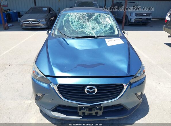 JM1DKDB71J0322483 2018 MAZDA CX-3 Blue Widok z przodu