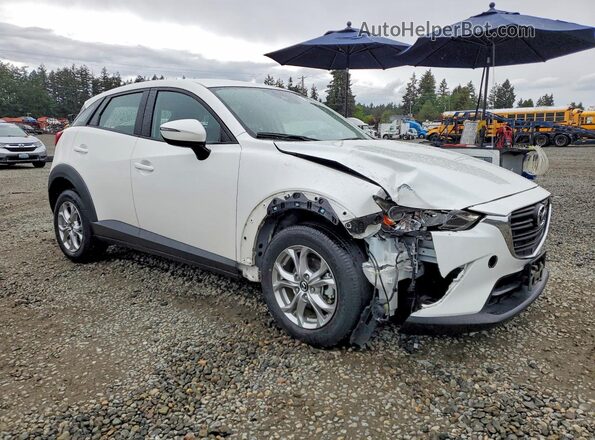 JM1DKDB71K1421297 2019 MAZDA CX-3 White Przód prawy