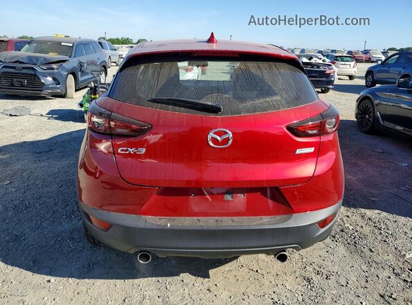 JM1DKDB71L1473529 2020 MAZDA CX-3 Red Вид ззаду