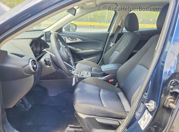 JM1DKDB73K0442769 2019 MAZDA CX-3 Blue Vista interior delantera