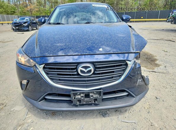 JM1DKDB73K0442769 2019 MAZDA CX-3 Blue Vista frontal