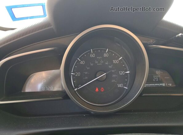 JM1DKDB73K1450042 2019 MAZDA CX-3 Белый Вид щитка приборов