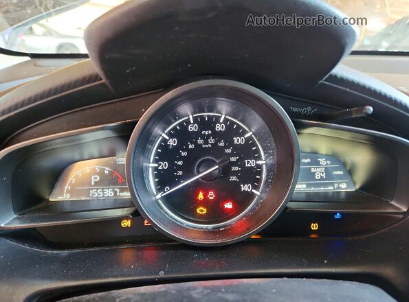 JM1DKDB74K0434065 2019 MAZDA CX-3 Серый Вид щитка приборов
