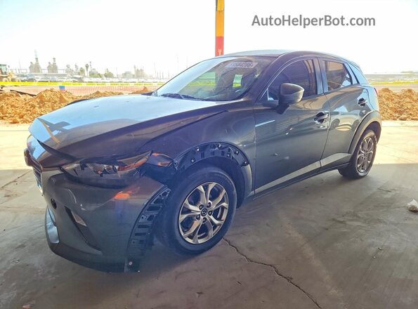JM1DKDB74K0434065 2019 MAZDA CX-3 Серый Передняя левая четверть