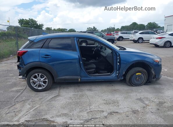 JM1DKDB75K0406503 2019 MAZDA CX-3 Blue Вид задньої частини салону