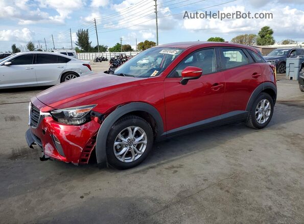 JM1DKDB75K0429599 2019 MAZDA CX-3 Красный Передняя левая четверть