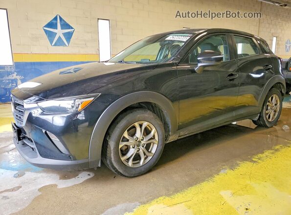 JM1DKDB77L1473423 2020 MAZDA CX-3 Черный Передняя левая четверть