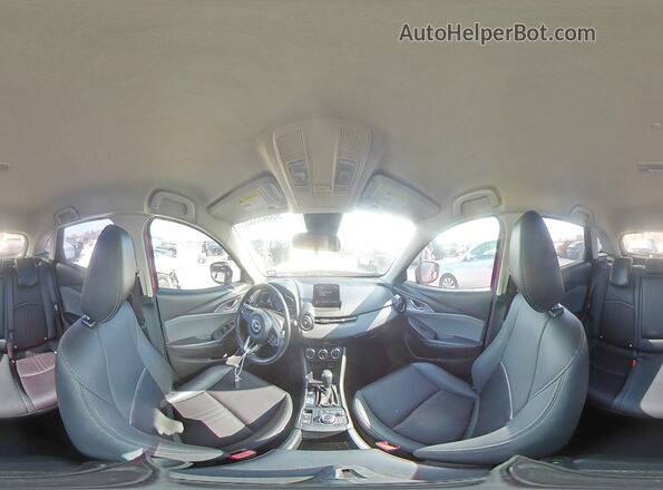 JM1DKDC70K1420222 2019 MAZDA CX-3 Red Vista interior de 360 grados