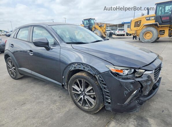 JM1DKDC78H0175037 2017 MAZDA CX-3 Серый Передняя правая четверть