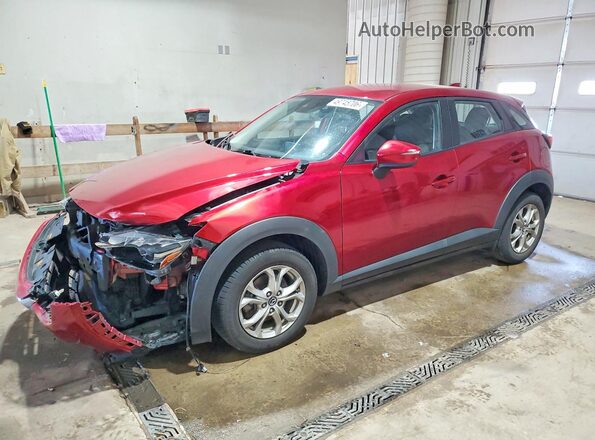 JM1DKFB71K0433242 2019 MAZDA CX-3 Red Vista tres cuartos delantera izquierda