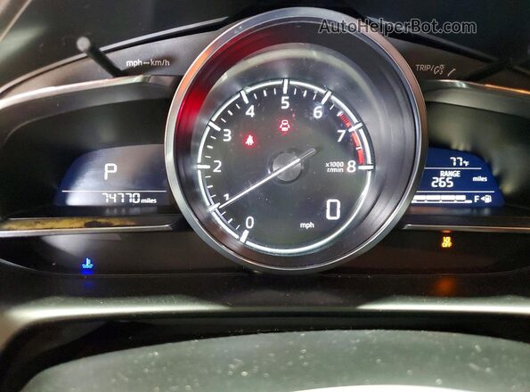 JM1DKFB71K0433242 2019 MAZDA CX-3 Red Vista del cuadro de instrumentos