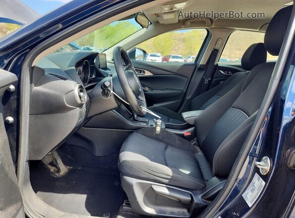 JM1DKFB72K0441172 2019 MAZDA CX-3 Blue Widok wnętrza z przodu