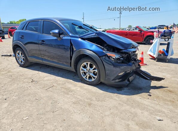 JM1DKFB76K0442907 2019 MAZDA CX-3 Blue Front right
