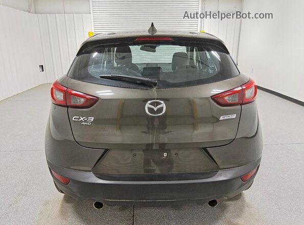 JM1DKFC71K0408419 2019 MAZDA CX-3 Серый Вид сзади