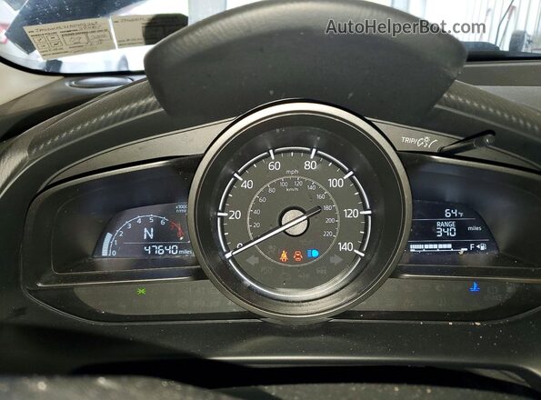JM1DKFC71K0409263 2019 MAZDA CX-3 Синий Вид щитка приборов