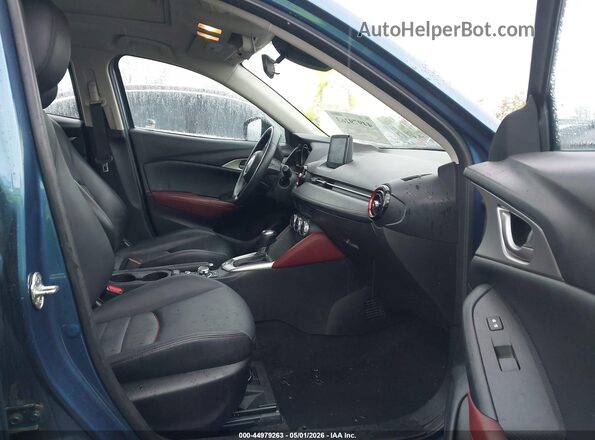 JM1DKFC73J0331017 2018 MAZDA CX-3 Blue Widok wnętrza z przodu