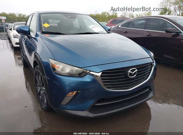 JM1DKFC73J0331017 2018 MAZDA CX-3 Blue Przód prawy