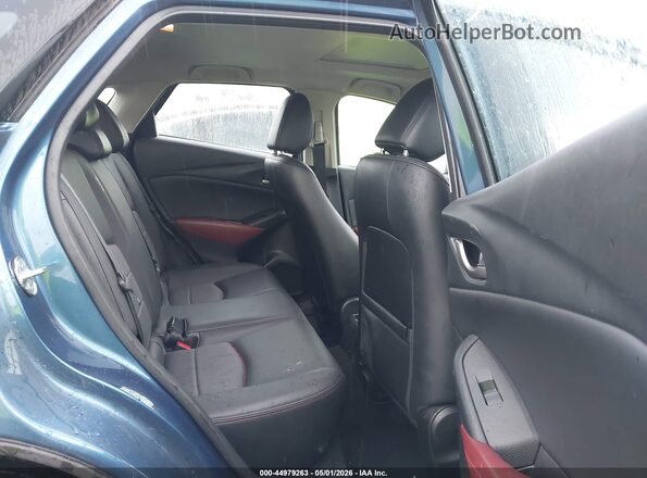 JM1DKFC73J0331017 2018 MAZDA CX-3 Blue Widok naklejki z numerem VIN