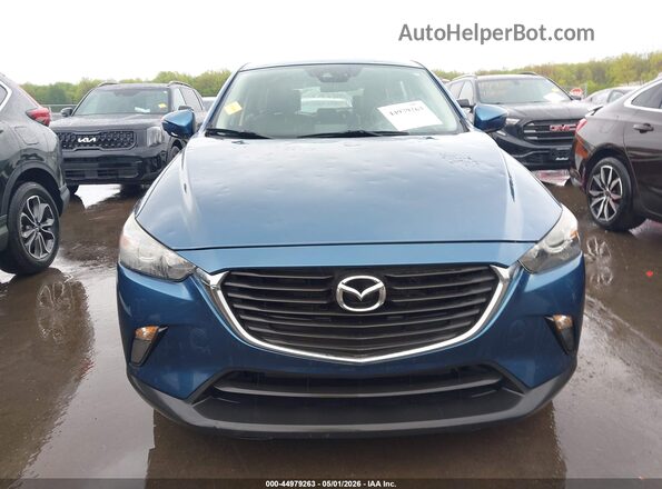 JM1DKFC73J0331017 2018 MAZDA CX-3 Blue Widok zestawu wskaźników