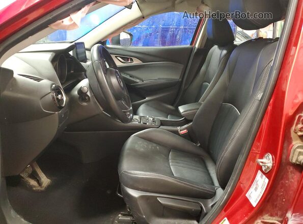 JM1DKFC73K0416781 2019 MAZDA CX-3 Maroon Widok wnętrza z przodu
