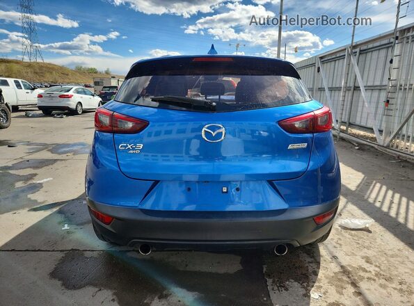 JM1DKFC76G0136408 2016 MAZDA CX-3 Blue Widok z tyłu