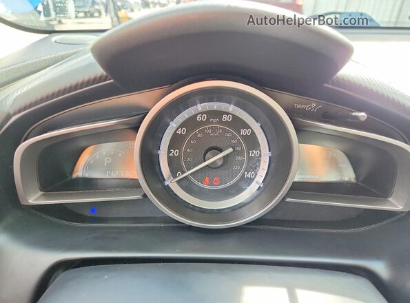 JM1DKFC76G0136408 2016 MAZDA CX-3 Blue Widok zestawu wskaźników