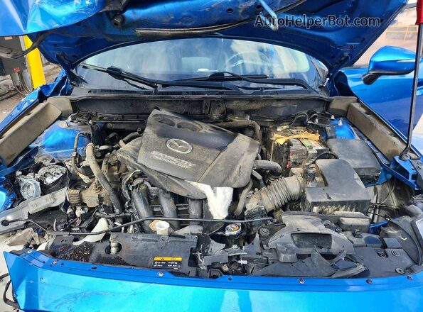 JM1DKFC76G0136408 2016 MAZDA CX-3 Blue Widok wnętrza z tyłu
