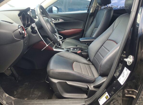 JM1DKFC78H0177091 2017 MAZDA CX-3 Black Widok wnętrza z przodu