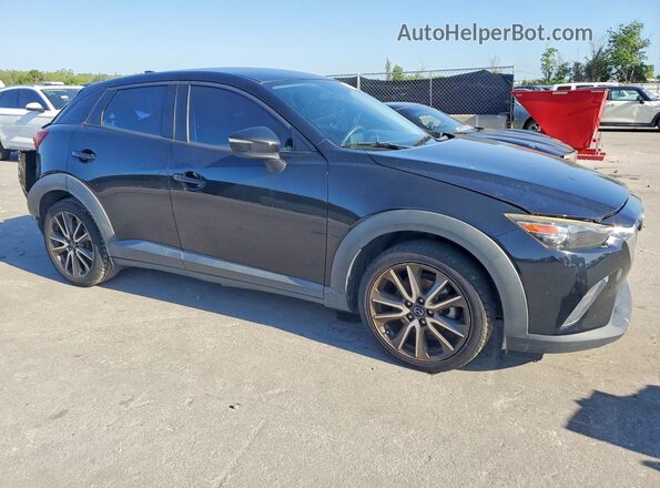 JM1DKFC78H0177091 2017 MAZDA CX-3 Black Przód prawy