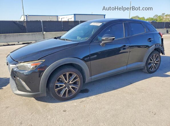 JM1DKFC78H0177091 2017 MAZDA CX-3 Black Przód lewy