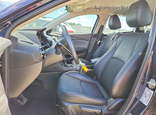 JM1DKFC78K0442857 2019 MAZDA CX-3 Синий Вид салона спереди