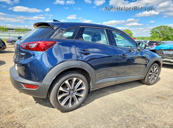 JM1DKFC78K0442857 2019 MAZDA CX-3 Синий Задняя правая четверть